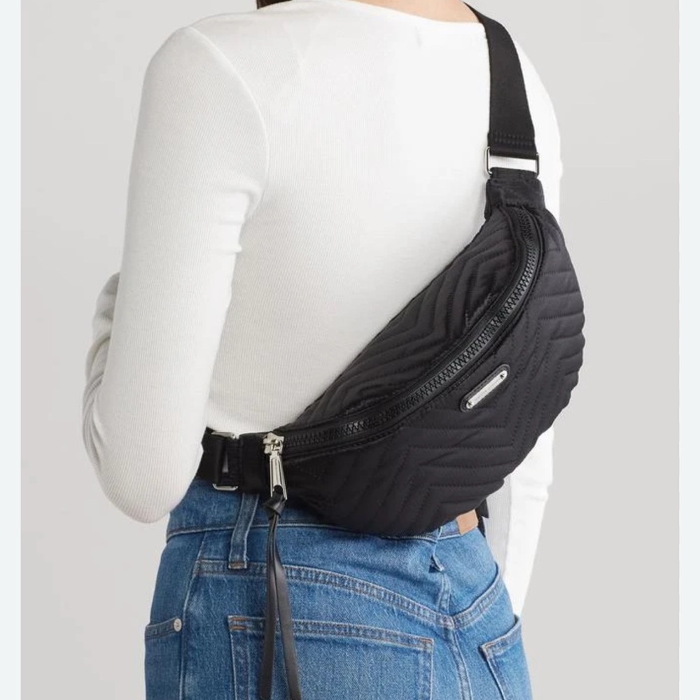 Rebecca Minkoff Black Crossbody Bag with Sleek Design
